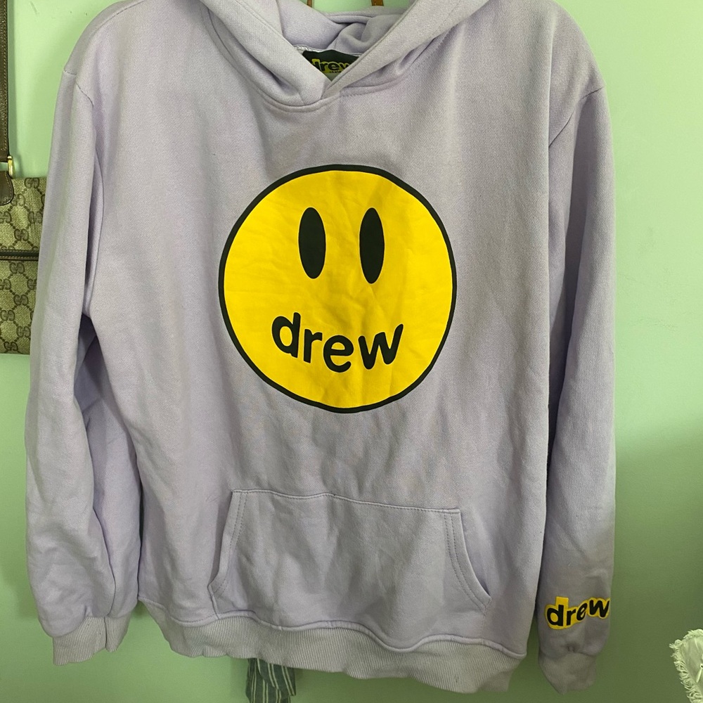 Justin Bieber/drew house purple sweatshirt